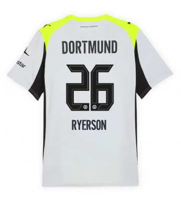 Lacne Muži Futbalové dres Borussia Dortmund Julian Ryerson #26 2025-26 Krátky Rukáv - Preč